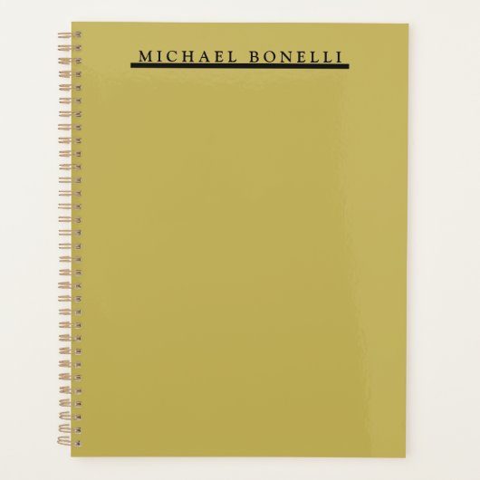 Simple Plain Moderne Elégant Vegas Couleur Or (Devant)