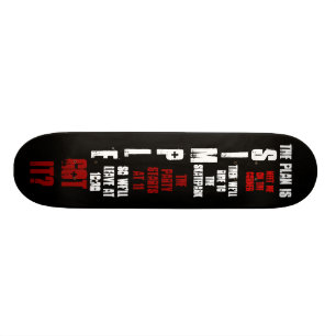 Simple Plan-skateboard Skateboard