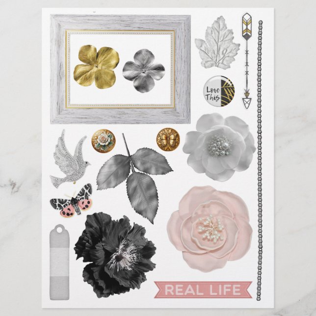 "Simple Pleasures" Embellishments Set 01 (Voorkant)