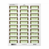 Simple Polka Dot Etiket (Full Sheet)