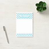 Simple Polka Dot Sky Blue op maat Post-it® Notes (Kantoor)