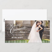 SIMPLE PREMIER NOËL CARTE PHOTO DE VACANCES (Devant / Derrière)