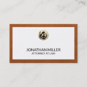 Simple procureur de luxe à Carte de visite de droi (Devant)