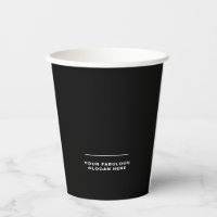 Simple Professional Business Logo Slogan Black