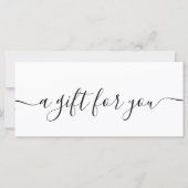 Simple Professional Chic Boutique-cadeaubon (Voorkant)