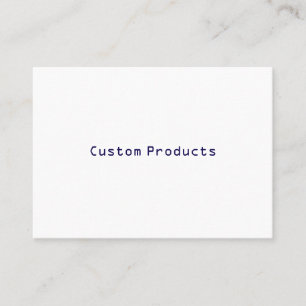 Simple promotion de marque, carte de visite puissa