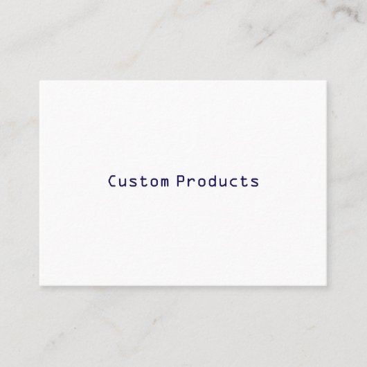 Simple promotion de marque, carte de visite puissa (Devant)
