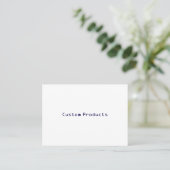 Simple promotion de marque, carte de visite puissa (Debout devant)