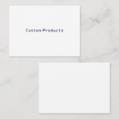 Simple promotion de marque, carte de visite puissa (Devant / Derrière)