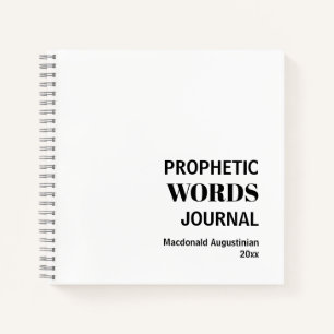 Simple Prophetic WordJournal Notitieboek