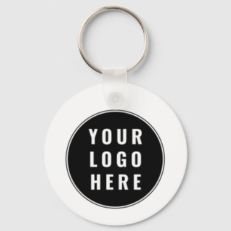 Simple QR Code Business Logo Modern Sleutelhanger