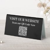 Simple QR Code Site Web Signes de bureau promotion (En SItu (Tableau))