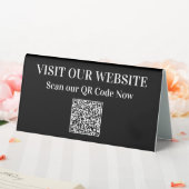 Simple QR Code Site Web Signes de bureau promotion (In SItu (Mariage))