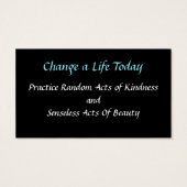 Simple Random Actes de gentillesse Carte (Dos)