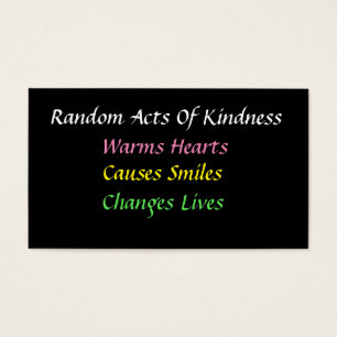 Simple Random Actes de gentillesse Carte