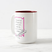 Simple Reflect but don’t Regret Inspirational Mug (Devant gauche)