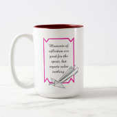Simple Reflect but don’t Regret Inspirational Mug (Gauche)