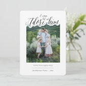 Simple Religieux Adore-Lui Carte de Noël (Debout devant)