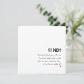 Simple Retro Sunset Chat Paws Drôle Chat Carte Mam (Debout devant)