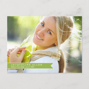 Simple Ribbon Afstuderen Briefkaart