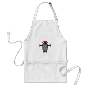 Simple Robot Apron Standaard Schort