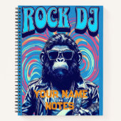 Simple Rock DJ Art - Notitieboek (Voorkant)