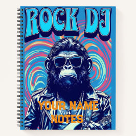 Simple Rock DJ Art - Notitieboek