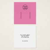 simple rose ajouter votre logo personnalisé (Devant & derrière)