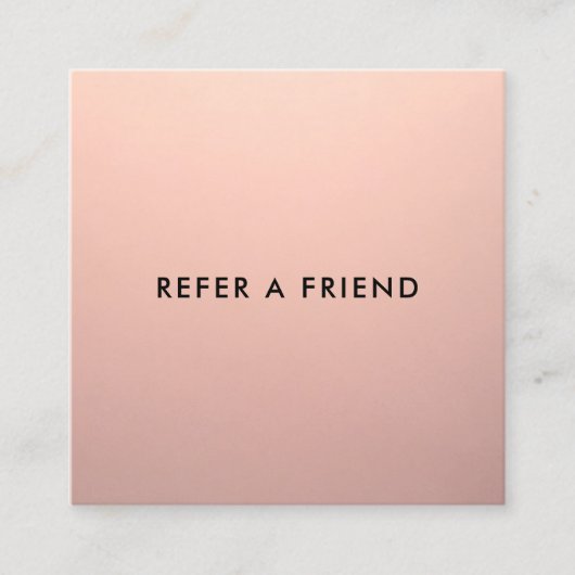 Simple Rose Gold - Référence client (Devant)