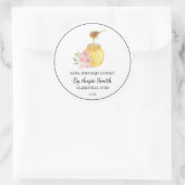 Simple Rose Infused Honey Label (Tas)