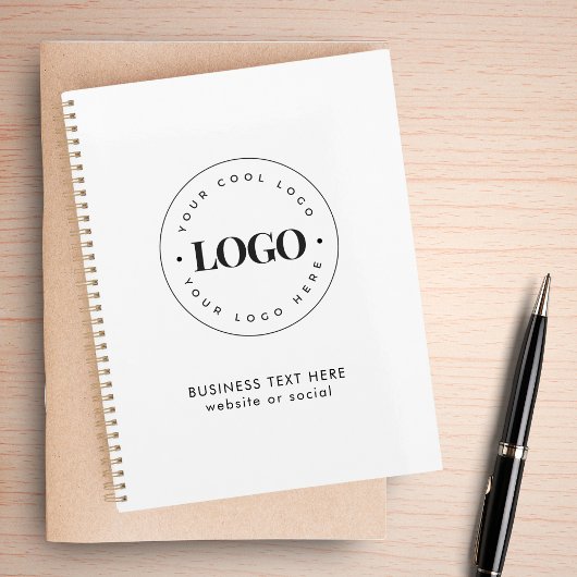 Simple Round Business Logo & Text Company Personna