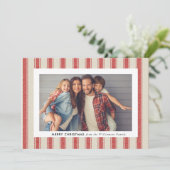 Simple Russe Joyeux Carte photo de Noël (Debout devant)