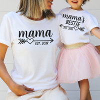 Simple Rustic Heart Arrow New Mama