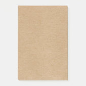 Simple Rustic Kraft Boho Post-it® Notes (Voorkant)