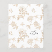 Simple Rustic Vintage Modern Wedding Menus (Dos)