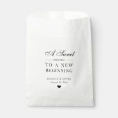 Simple Rustique Doux Fin de mariage Favor Sacs (Devant)