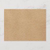 Simple Rustique Faire-Part de Mariage (Dos)