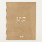 Simple Rustique Kraft Moderne Entreprise Professio (Devant)