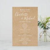 Simple Rustique Signature Script programme de mari (Debout devant)