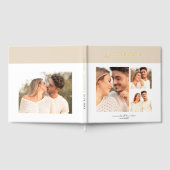 Simple Sand Beige Modern Cakkigraphy Script Photo (Complet)