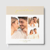 Simple Sand Beige Modern Cakkigraphy Script Photo (Recto)