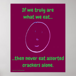 "Simple Says-#2" funny, quote, witty  Poster