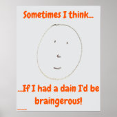 "Simple Says...-#8" funny quote Poster (Voorkant)