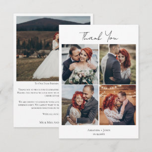 Simple Script 5 Photo Mariage Merci à Mr&Mrs