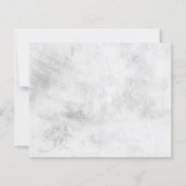 Simple Script Baby Photo Merci Cartes (Dos)