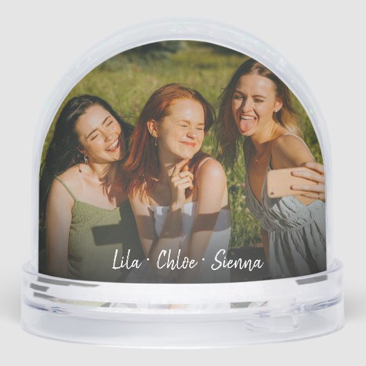 Simple Script Besties Forever Photo Keepsake (Arrière)