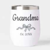 Simple Script Bow Grandma Est. Year (Arrière)
