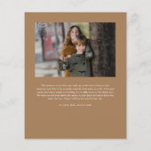 Simple Script Chercher Photo Budget Carte de Noël (Dos)