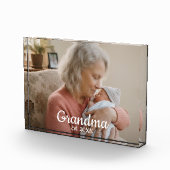 Simple Script Grandma Est.Photo Year Fotoblokken (Rechts)