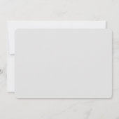 Simple Script Initial Moderne Invitation de Fête d (Dos)